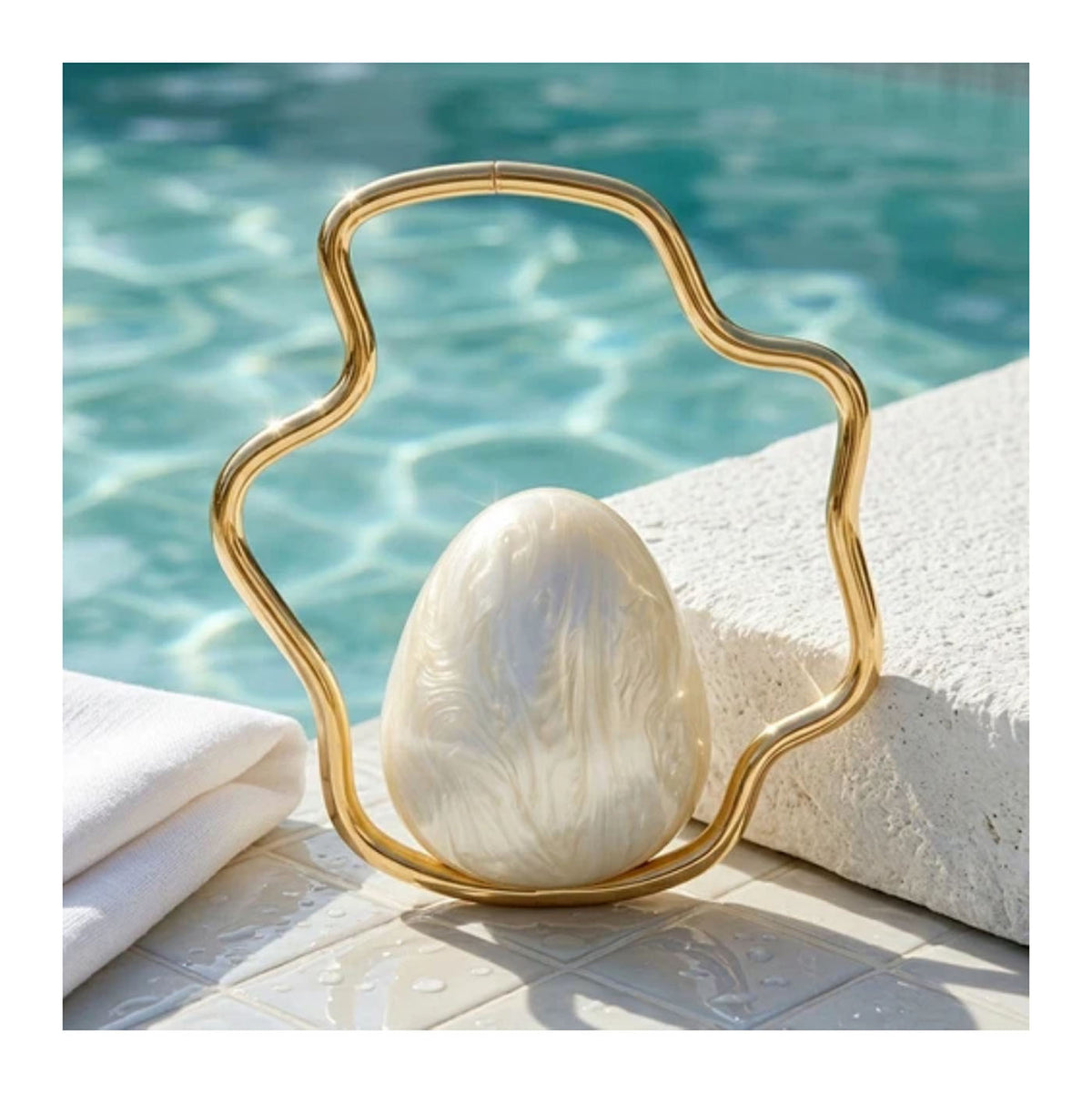 Verano Hill Ondine Pearlescent Bag - Pearl